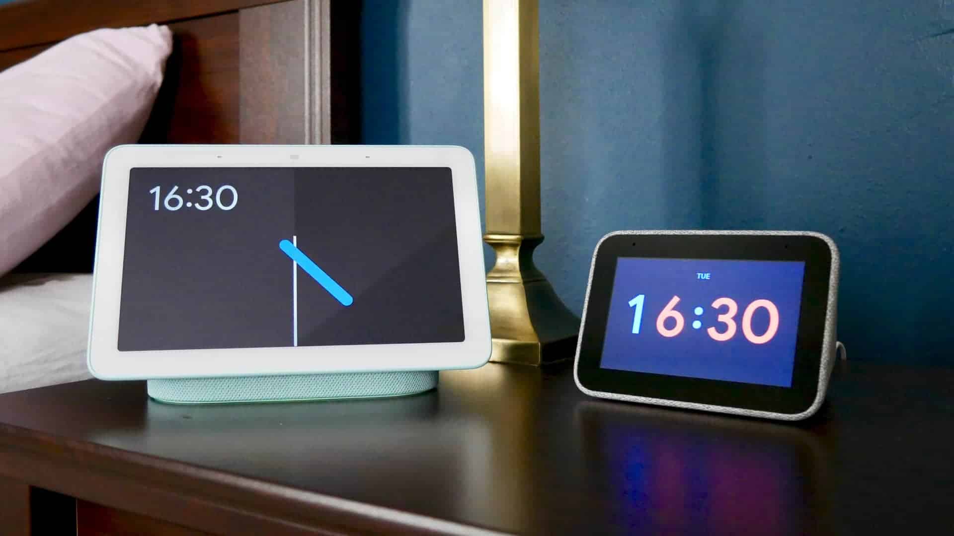 Lenovo Smart Clock no treat for Google Nest Hub