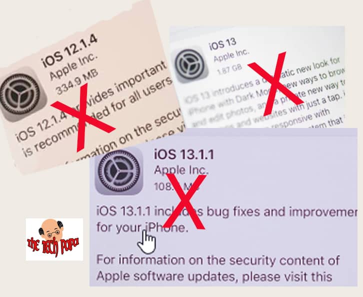 Apple stop signing iOS 13.1.1