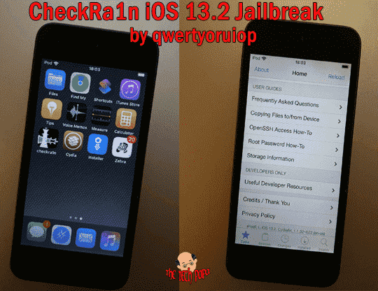 iOS 13.2 Jailbreak with CheckRain Jailbreak show off by qwertyoruiop