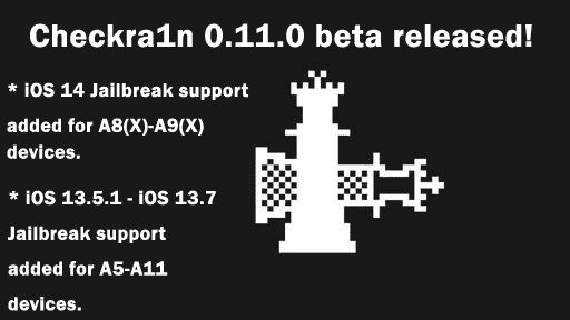 Checkra1n 0.11.0 beta released adding iOS 13.5.1 – iOS 14 Jailbreak support