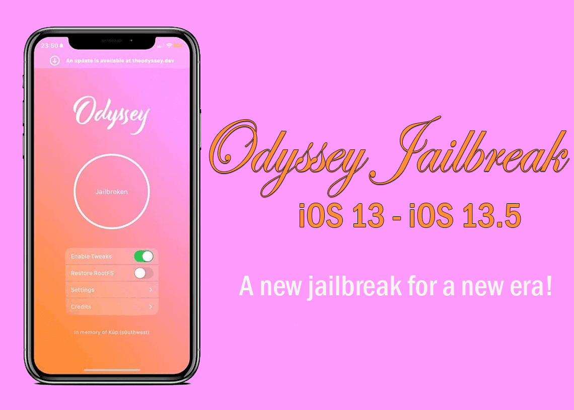 Odyssey Jailbreak for iOS 13 – iOS 13.5 Jailbreak