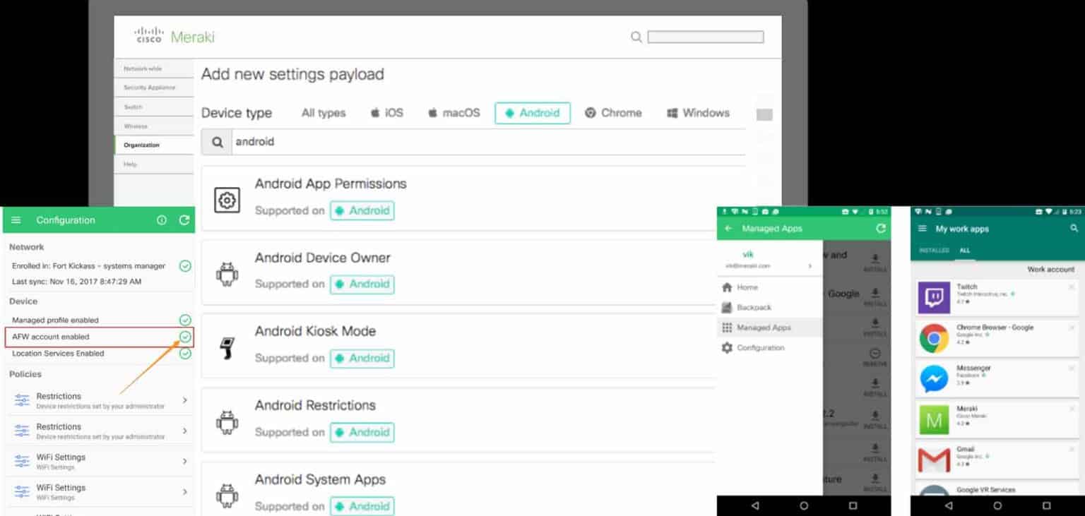 Deploy Apps on Android using Meraki MDM (Mobile Device Management)