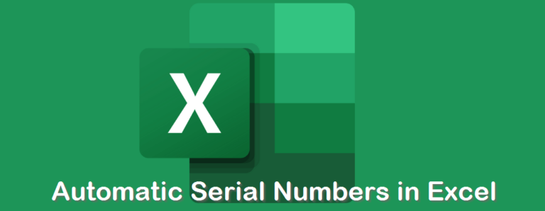 how-to-add-automatic-serial-numbers-in-microsot-excel