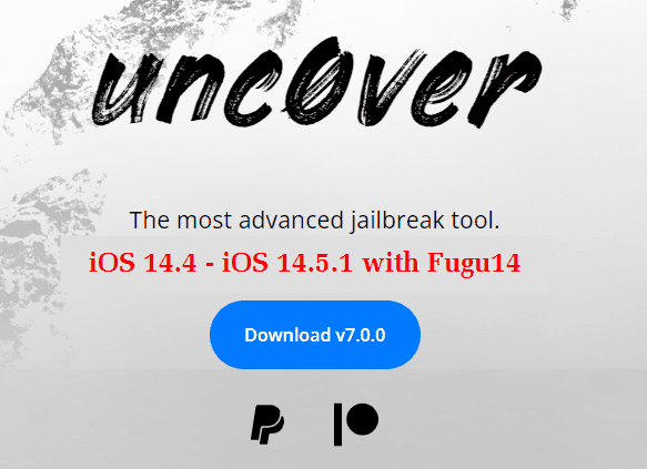 Unc0ver iOS 14.4 - iOS 14.5.1